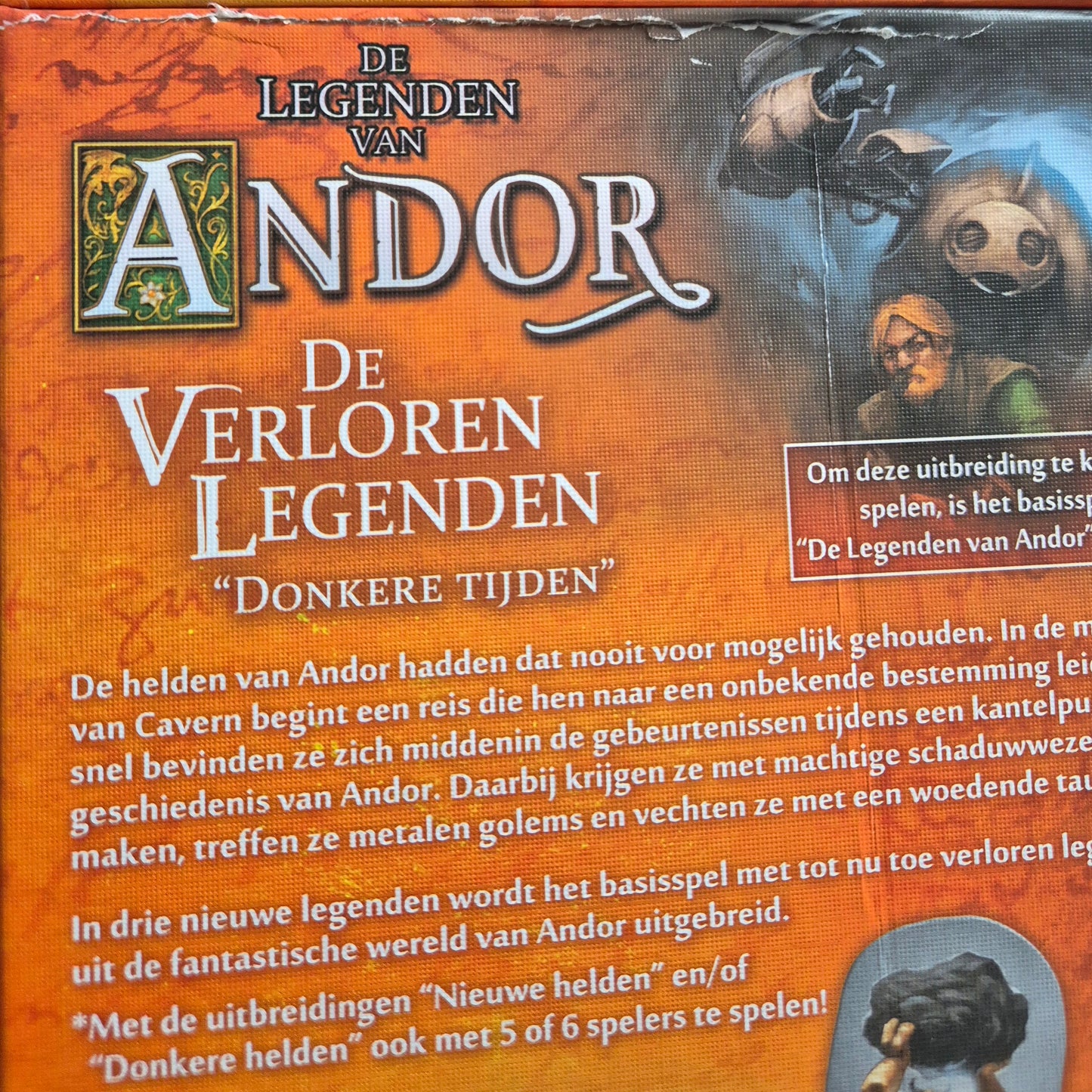 999 games: De legenden van Andor - De Verloren Legenden Uitbreiding (B-KEUS 50% KORTING)
