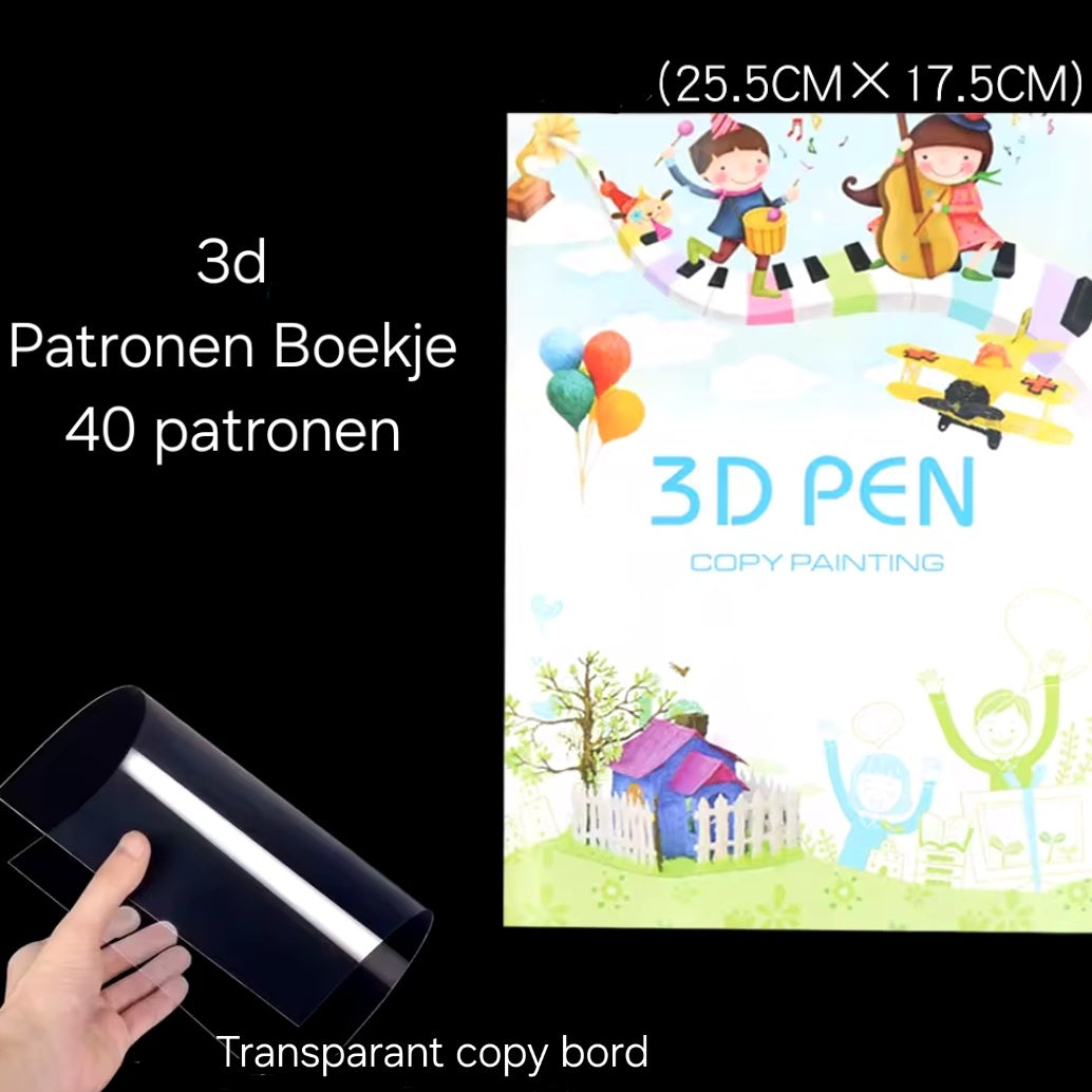 3D Pen Starterspakket - Inclusief 50M Filament div.kleuren