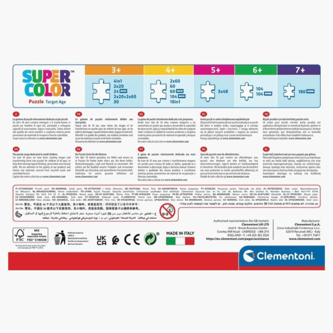 Clementoni: Stitch puzzel Supercolor - 104 stukjes