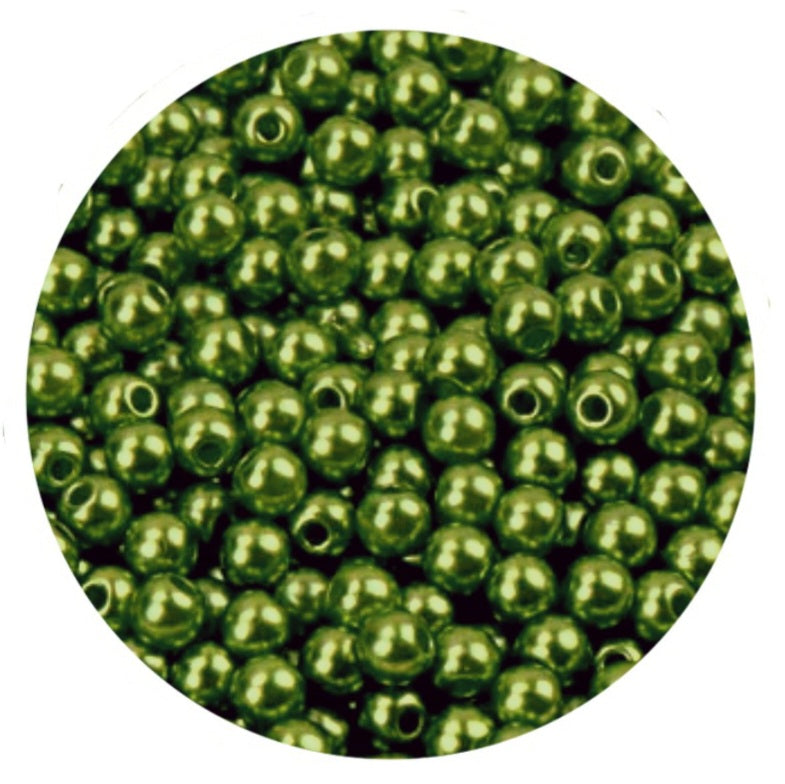 10g Acryl parelkralen 4mm - Diverse kleuren