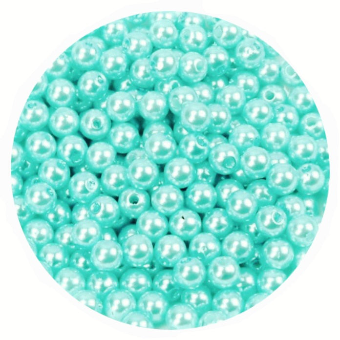 10g Acryl parelkralen 4mm - Diverse kleuren
