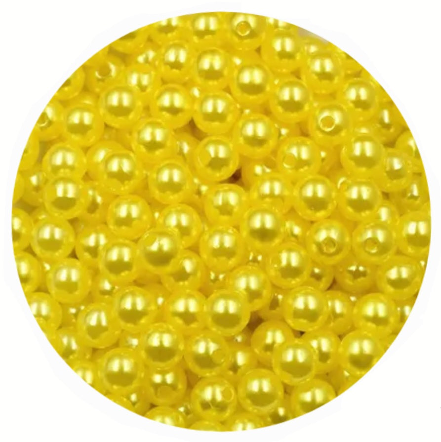 10g Acryl parelkralen 4mm - Diverse kleuren