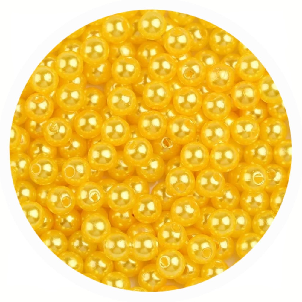 10g Acryl parelkralen 4mm - Diverse kleuren