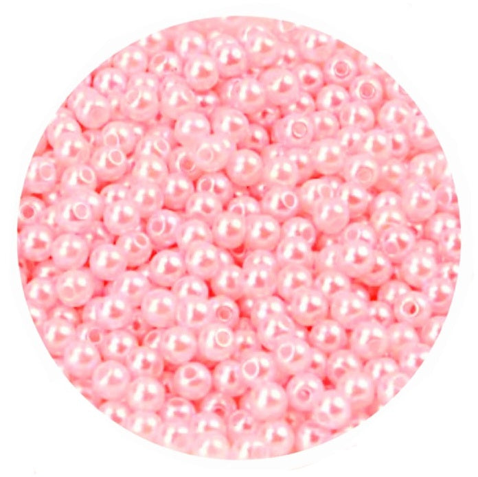 10g Acryl parelkralen 4mm - Diverse kleuren