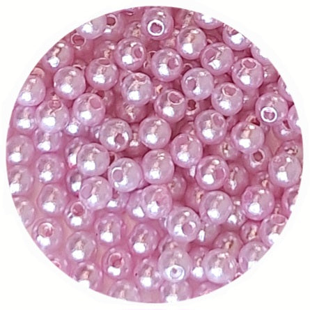 10g Acryl parelkralen 4mm - Diverse kleuren
