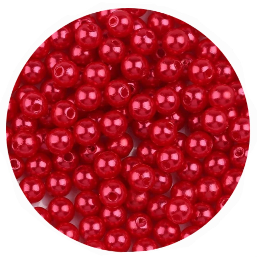 10g Acryl parelkralen 4mm - Diverse kleuren