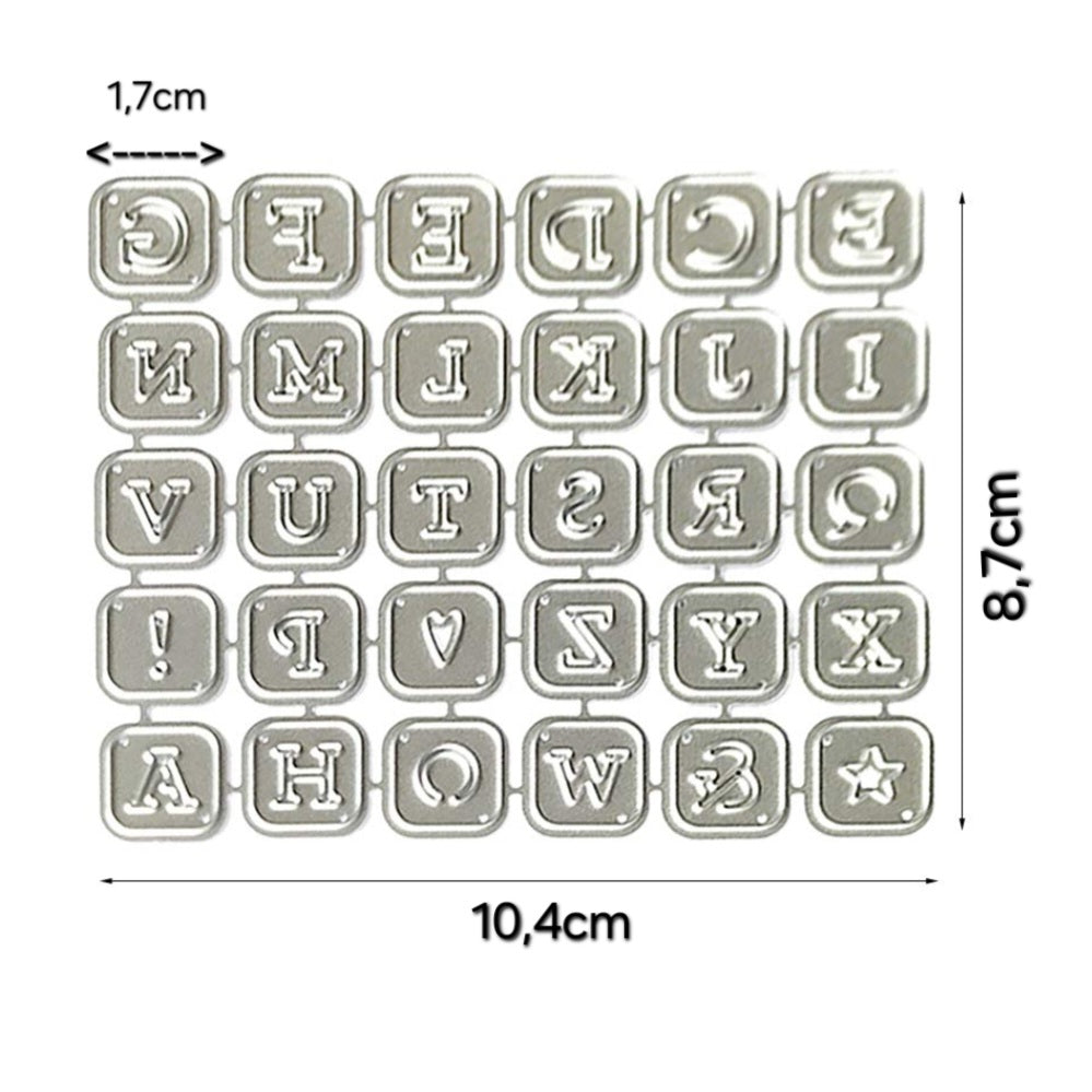 Stansmes alfabet scrabble