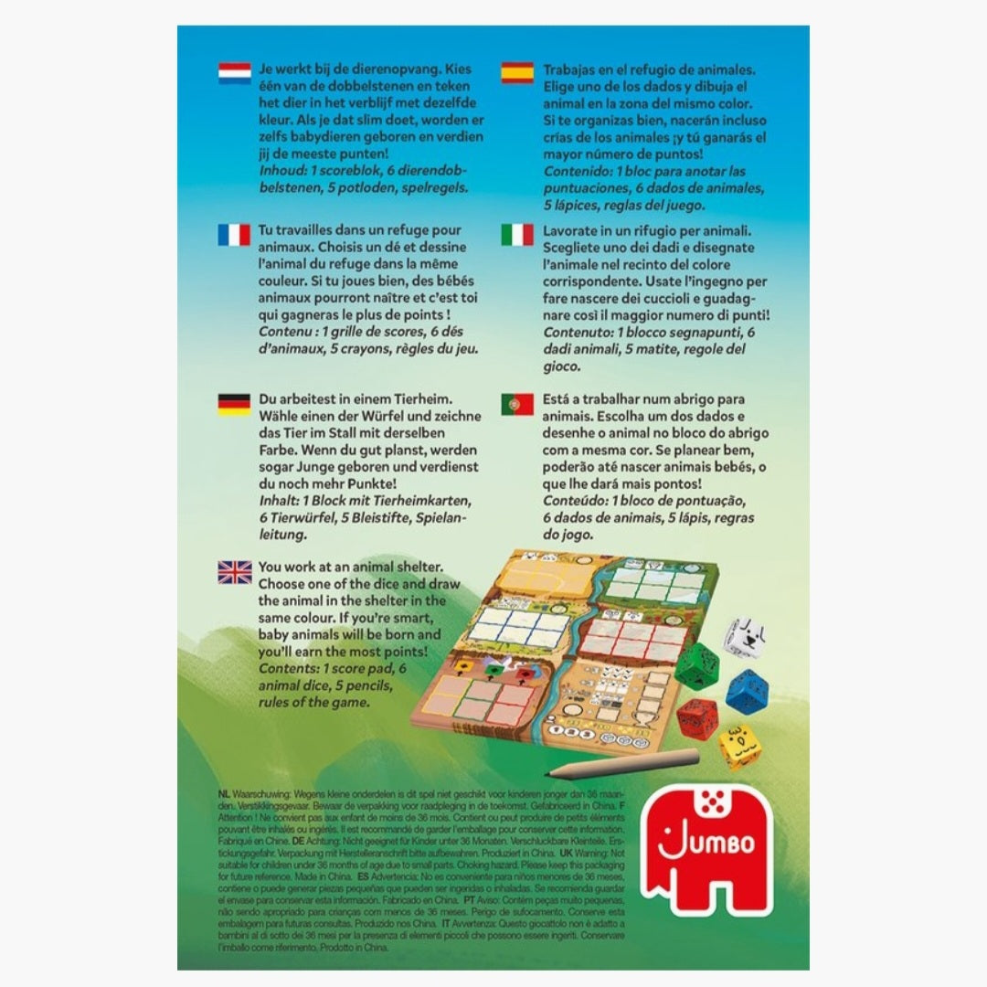 Jumbo: Animal Rescue - Dobbelspel