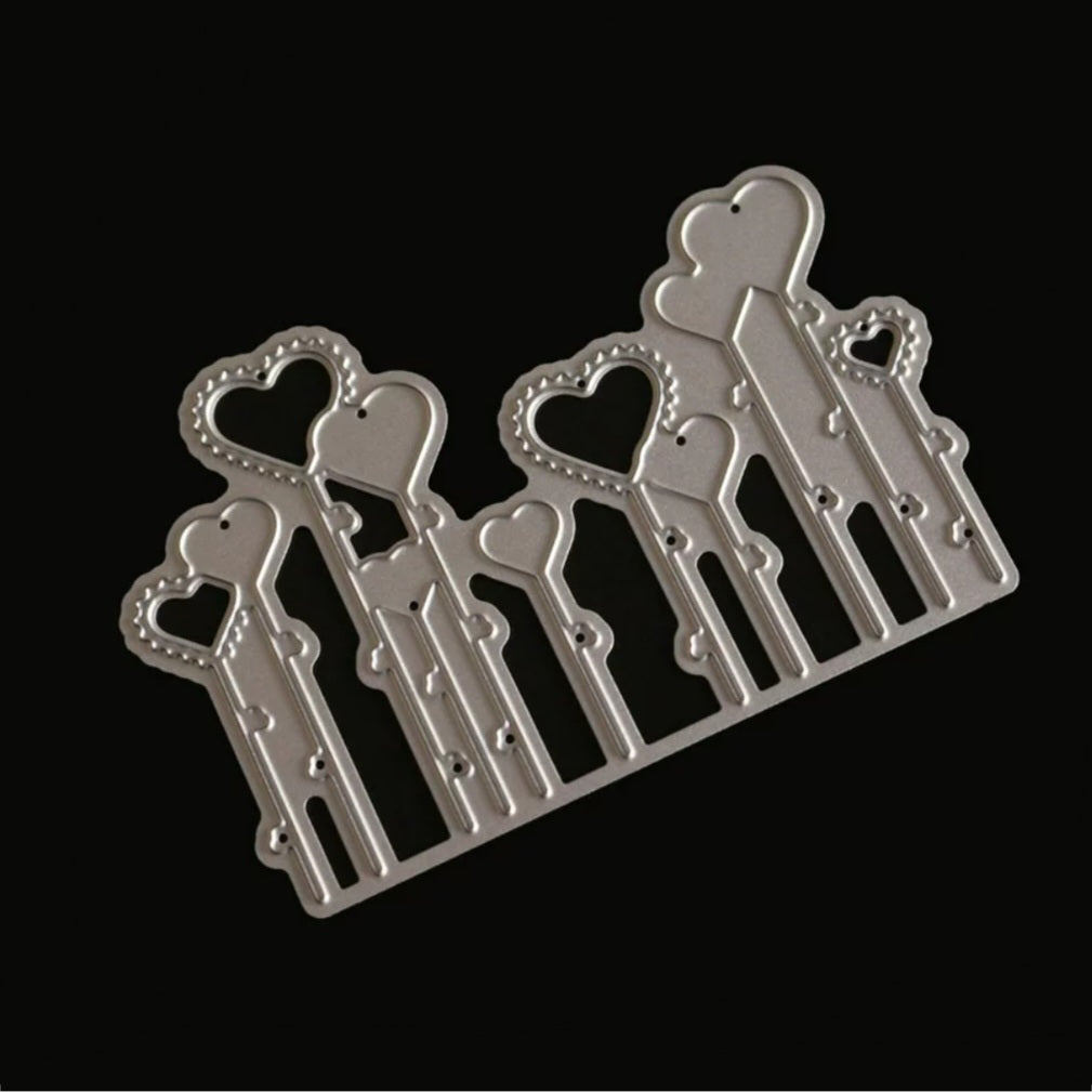 Stansmes - Hart ballonenstokjes