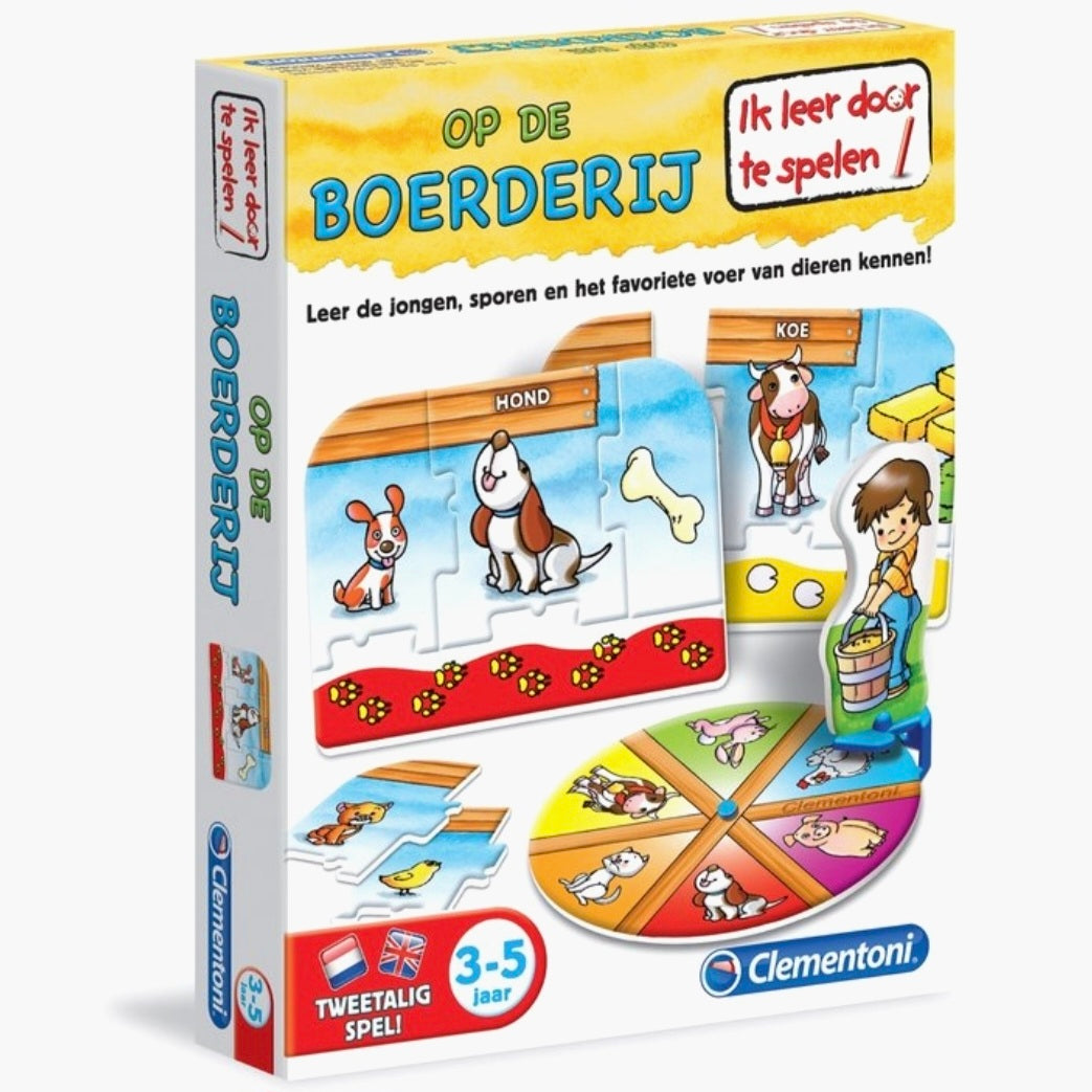 Clementoni: Leerspel - Op de Boederij
