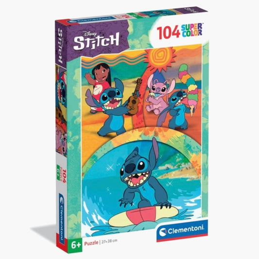 Clementoni: Supercolor - Stitch - 104 stukjes