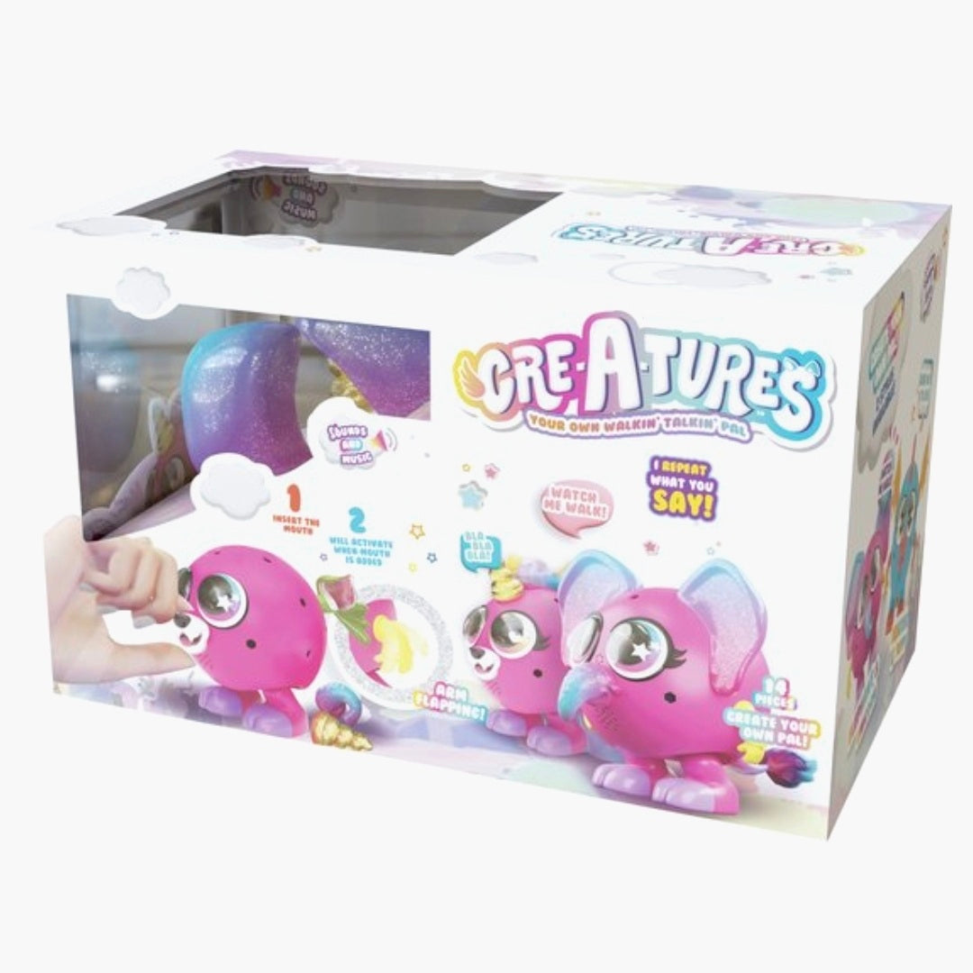 Cre-A-tures - Olifant & Unicorn - Wandelend en Pratend