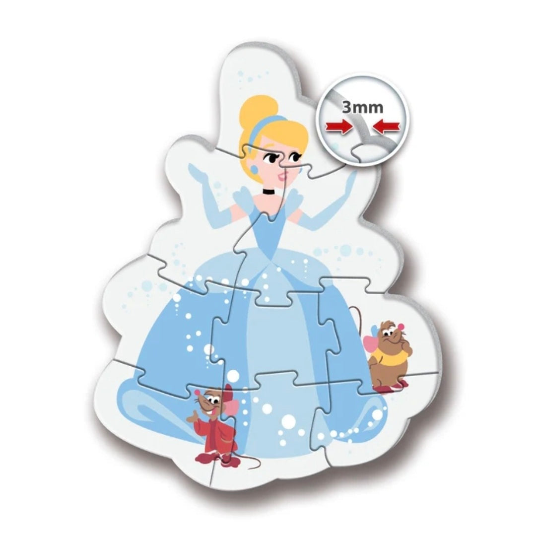 Clementoni: My First Puzzel - Disney Princess - 3 + 6 + 9 + 12