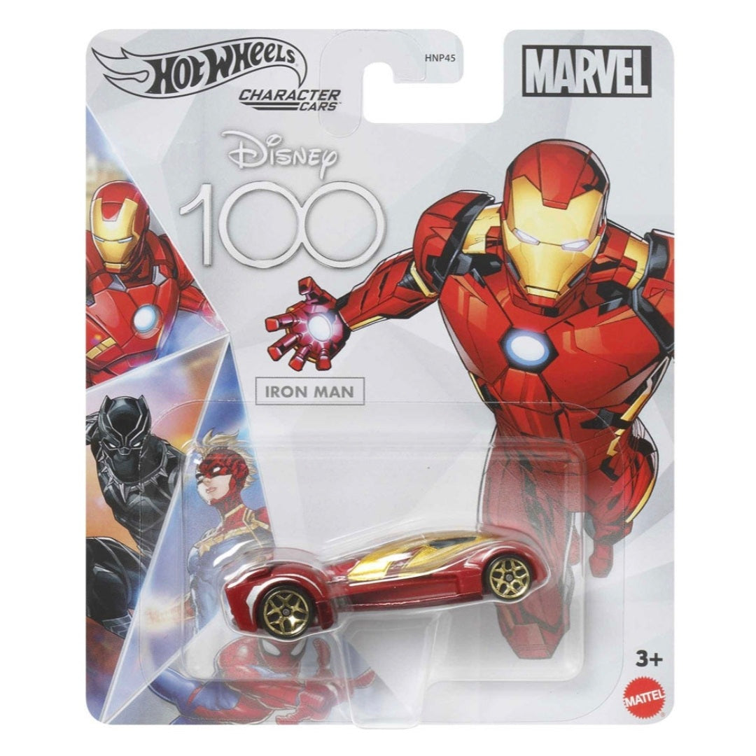 Mattel: Marvel Disney 100th - Hotwheels Iron Man auto - 1.64
