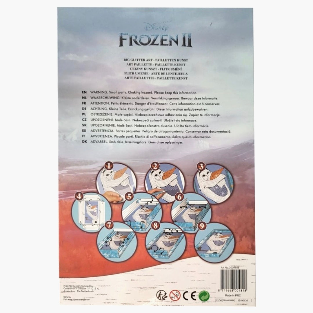 Disney Frozen: Diamond Painting Pailletten - Olaf