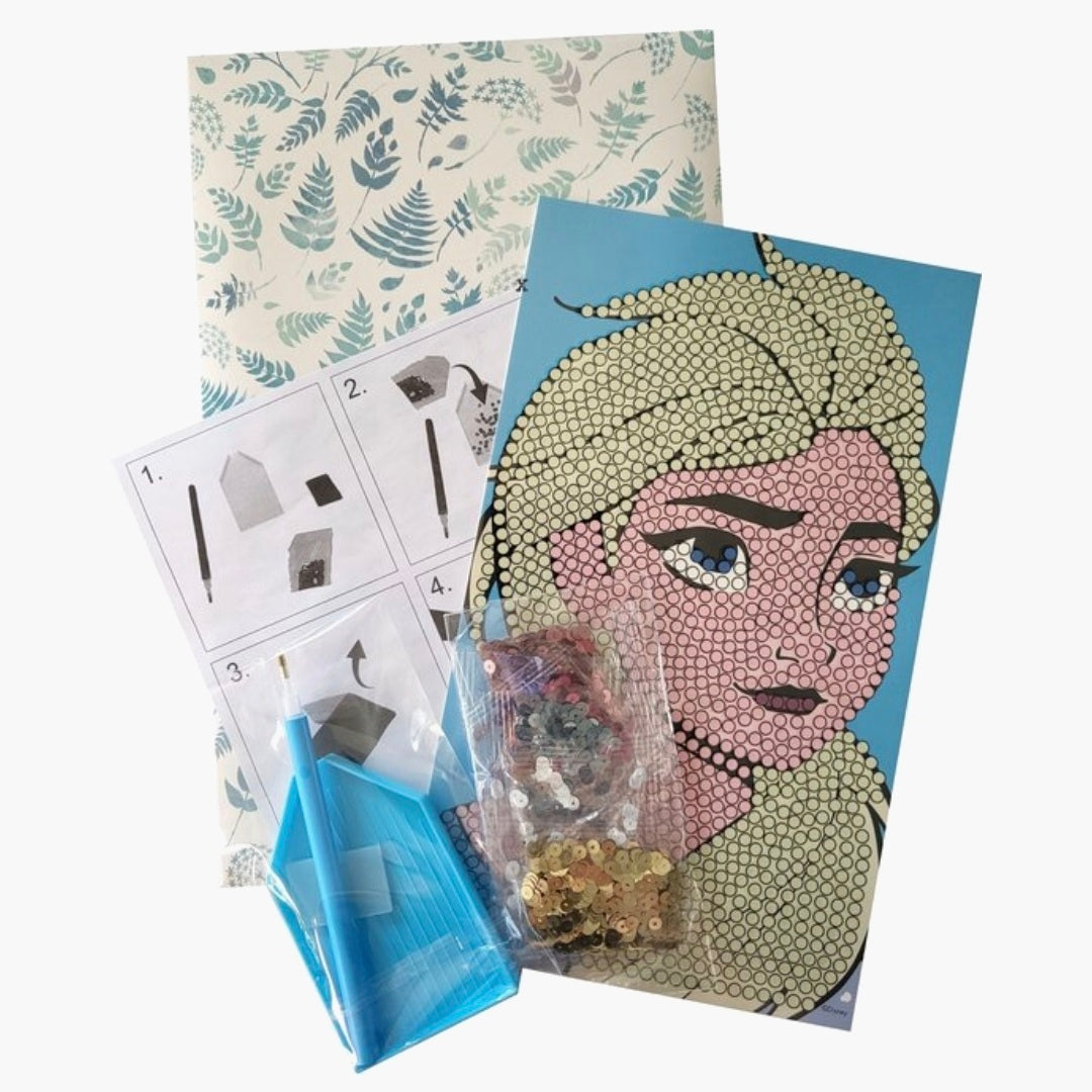 Disney Frozen 2: Diamond Painting Pailletten - Elsa