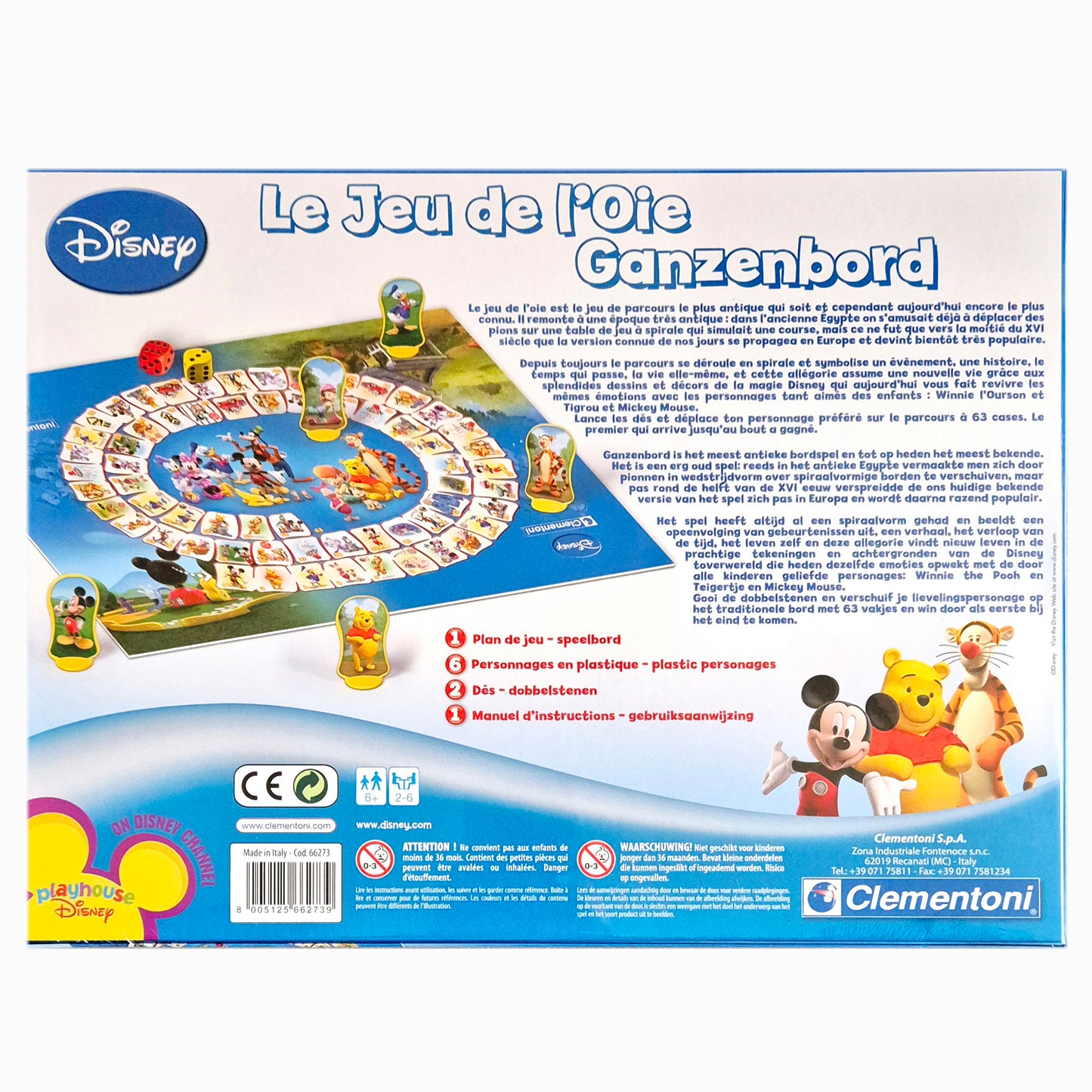 Clementoni: Disney - Ganzenbordspel