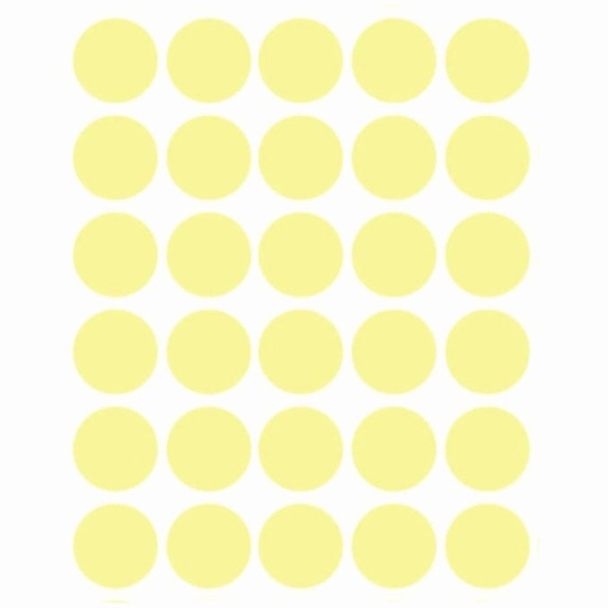 2cm Ronde Etiketten (30 Stuks) - Diverse kleuren