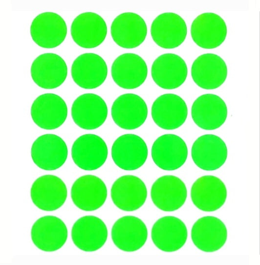 2cm Ronde Etiketten (30 Stuks) - Diverse kleuren