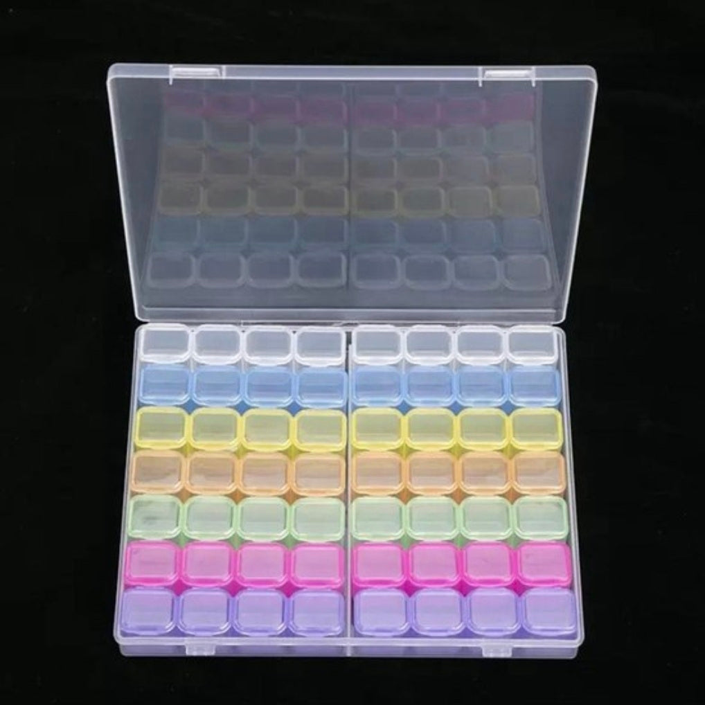 Gekleurde Sorteerdoos 56 vakjes