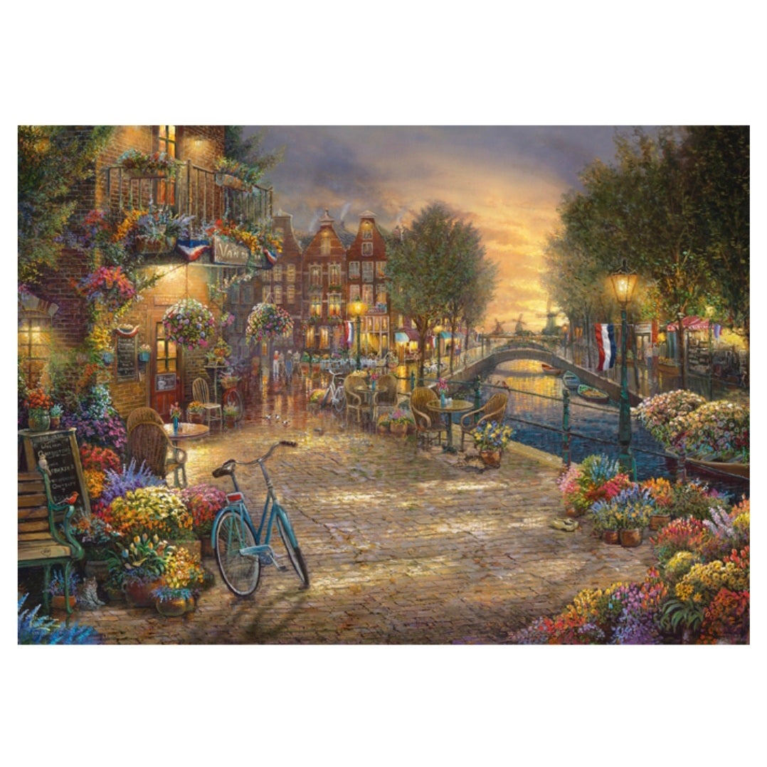 Schmidt: Thomas Kinkade - Gracht in Amsterdam - 1000
