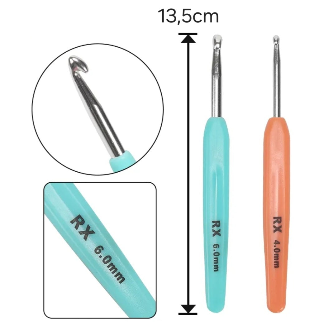 Etui Haaknaalden 16- delig