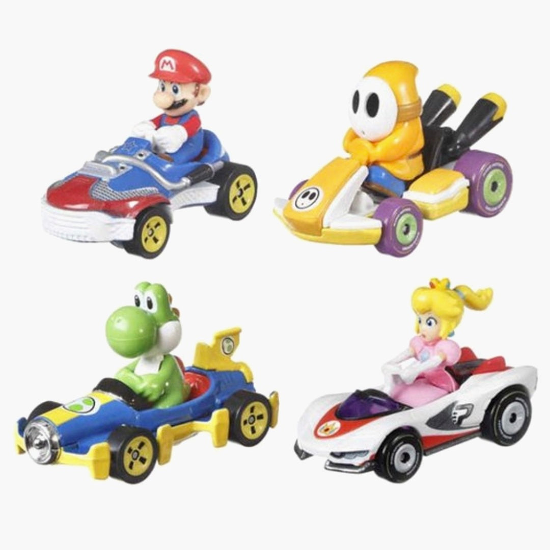 Hotwheels: Mario Kart 4-pack