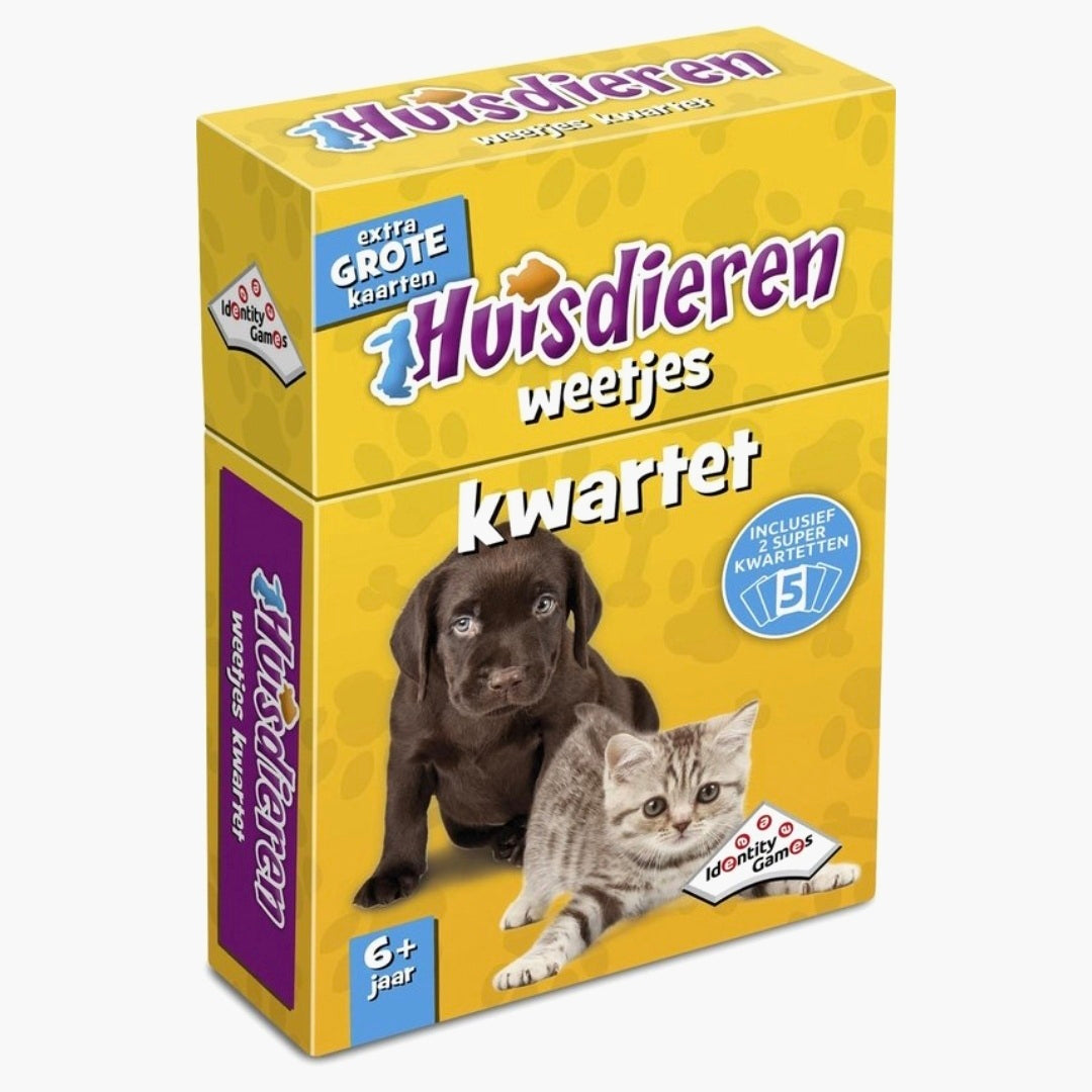 Identity Games: Huisdieren weetjes - Kwartet