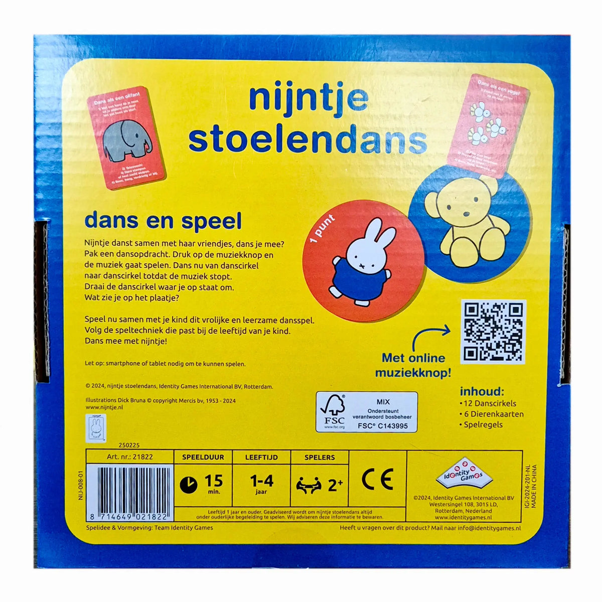 Identity Games: Nijntje - Stoelendans - Multiplaza