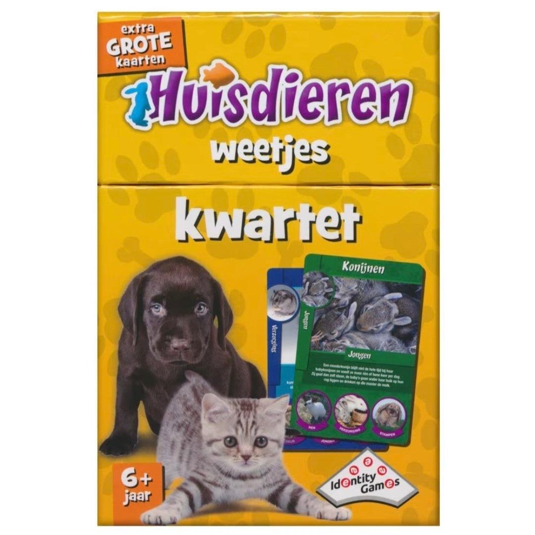 Identity Games: Huisdieren weetjes - Kwartet