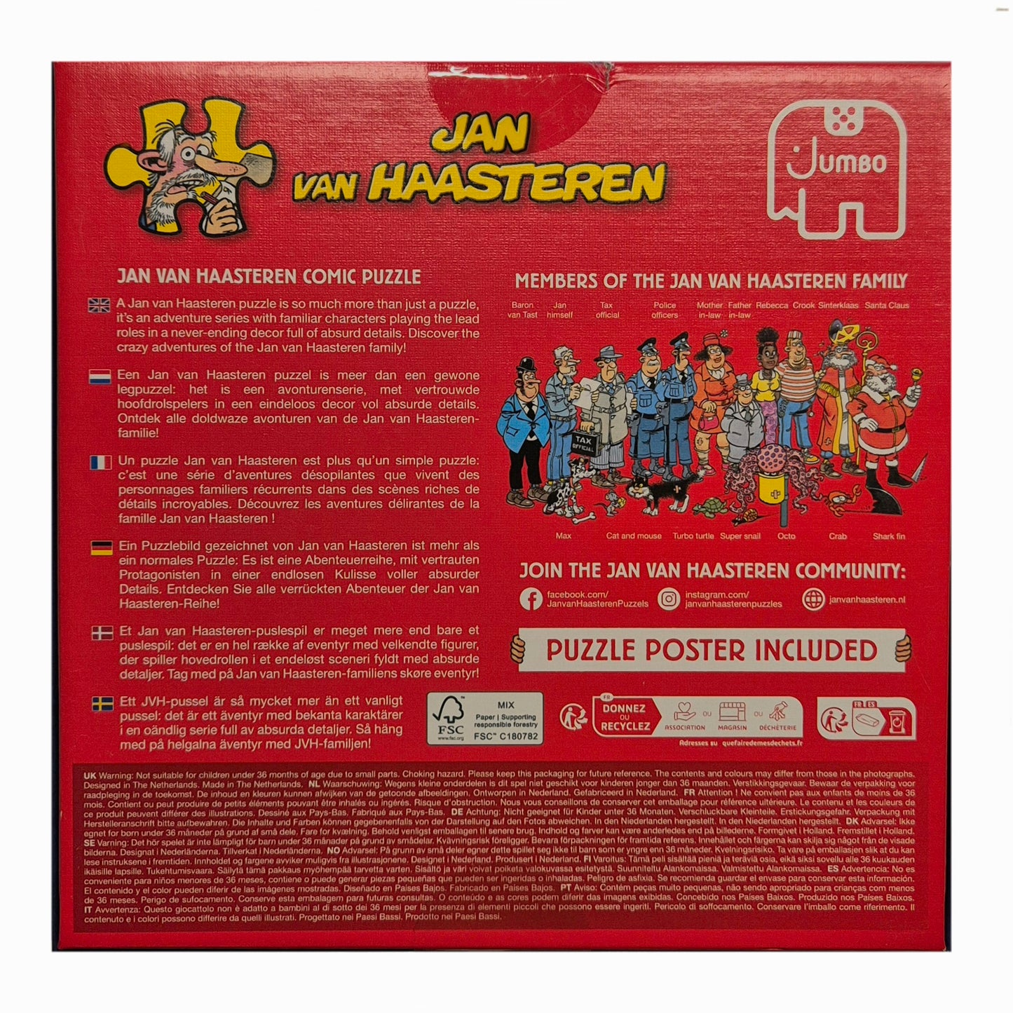 Jumbo: Jan van Haasteren - La Tomatina - 950
