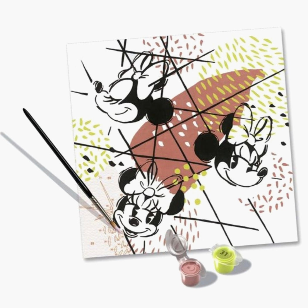 Ravensburger: CreArt - D100 Jubilee Edition Minnie Mouse 2 Schilderen op nummer