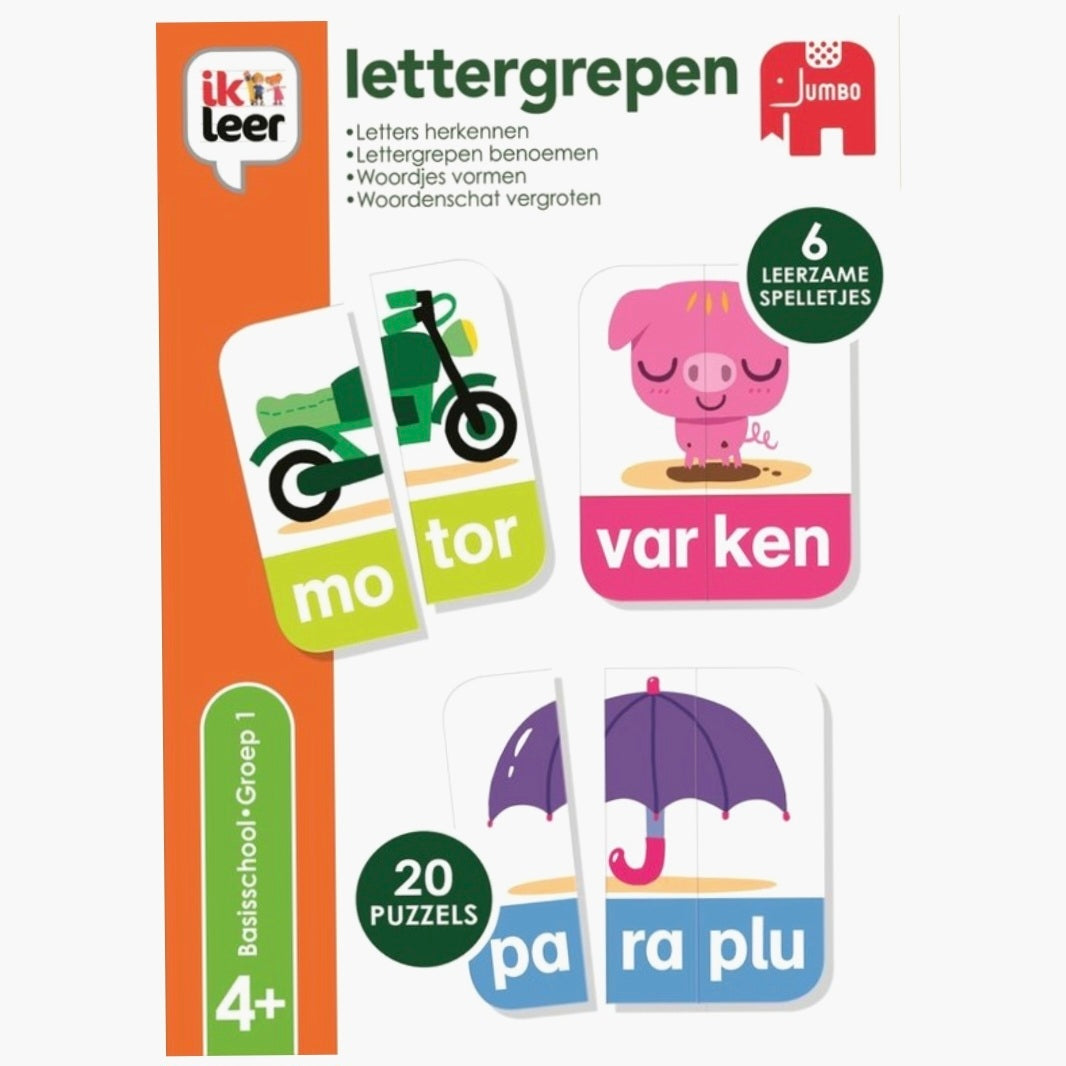Jumbo: Ik Leer - Lettergrepen - 4+jaar