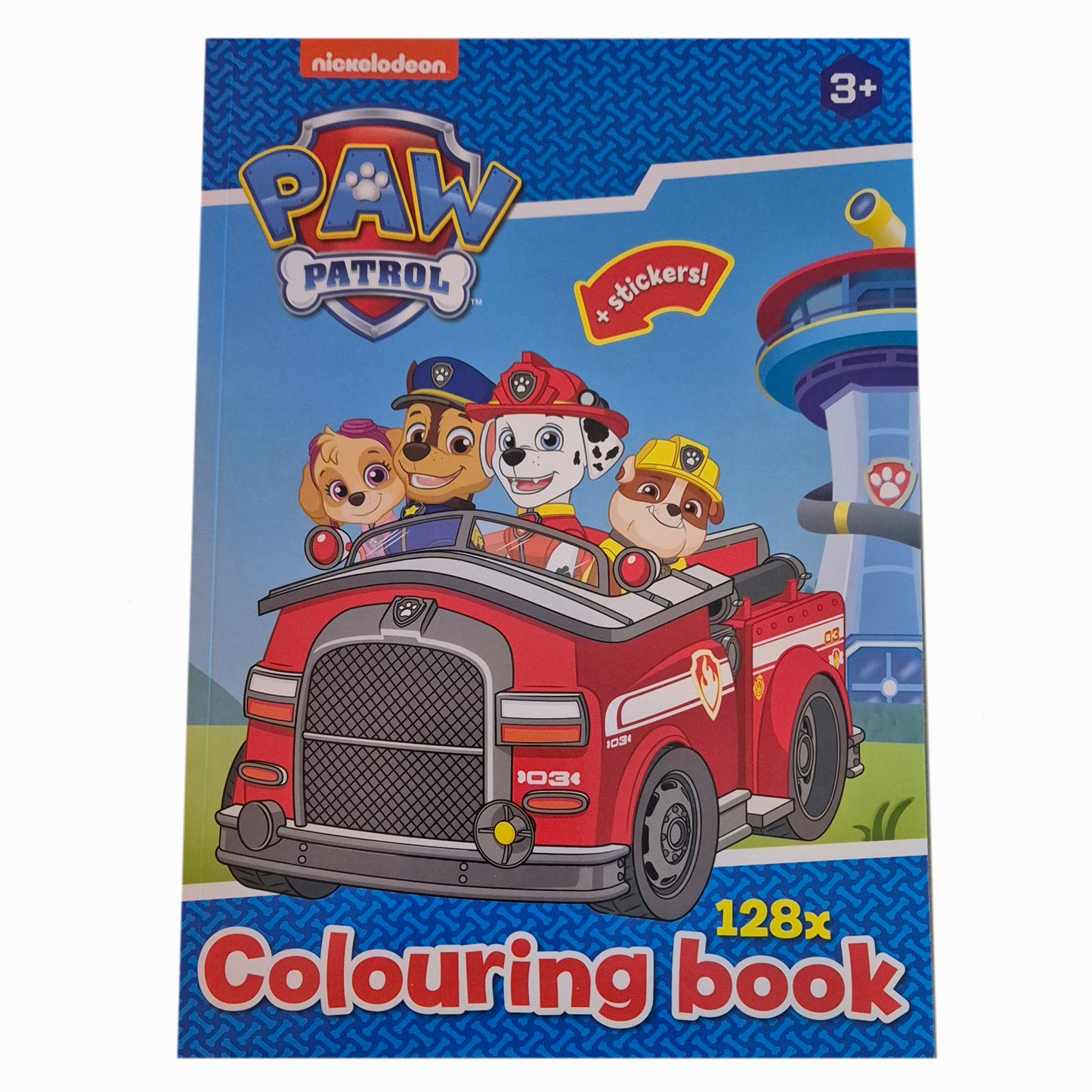 Paw Patrol: Kleurboek + stickers - 128 pagina's