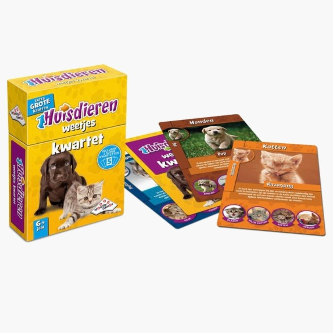 Identity Games: Huisdieren weetjes - Kwartet