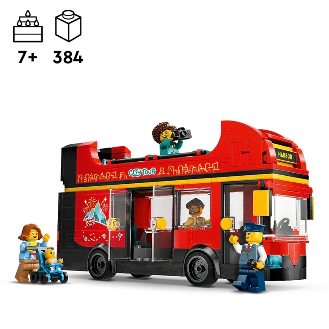 LEGO City 60407: Toeristische Rode Dubbeldekker