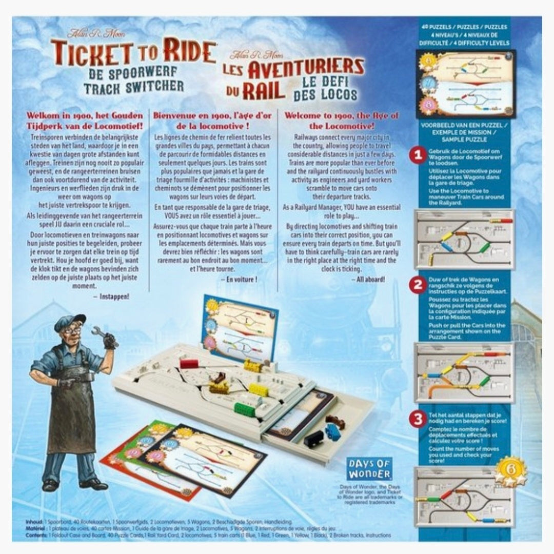 Logiquest Ticket to Ride - De Spoorwerf (Breinbreker)