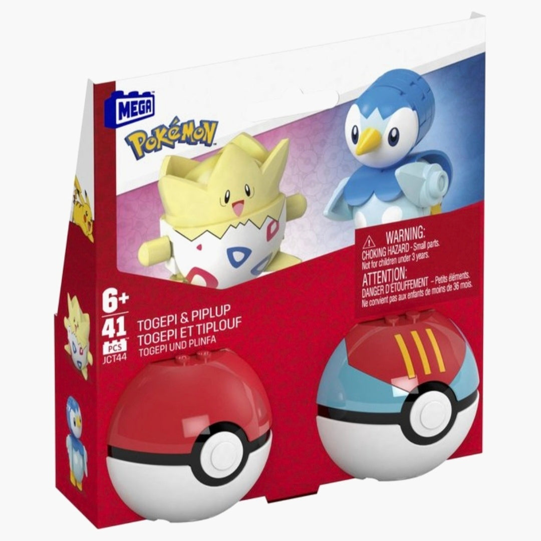 Pokémon Mega: Togepi & Piplup Poké Ball