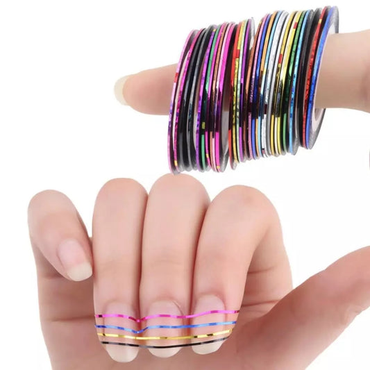 1mm Nagel striping tape - Diverse Kleuren