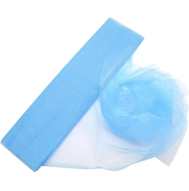 0,5 x 10m Organza - diverse kleuren OP=OP