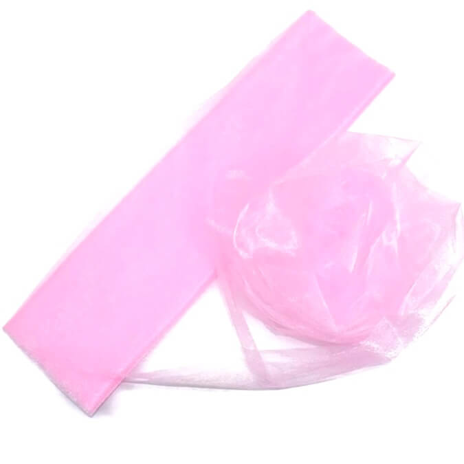 0,5 x 10m Organza - diverse kleuren OP=OP