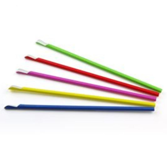 Bio papieren Lepelrietjes 8mm (100 Stuks)