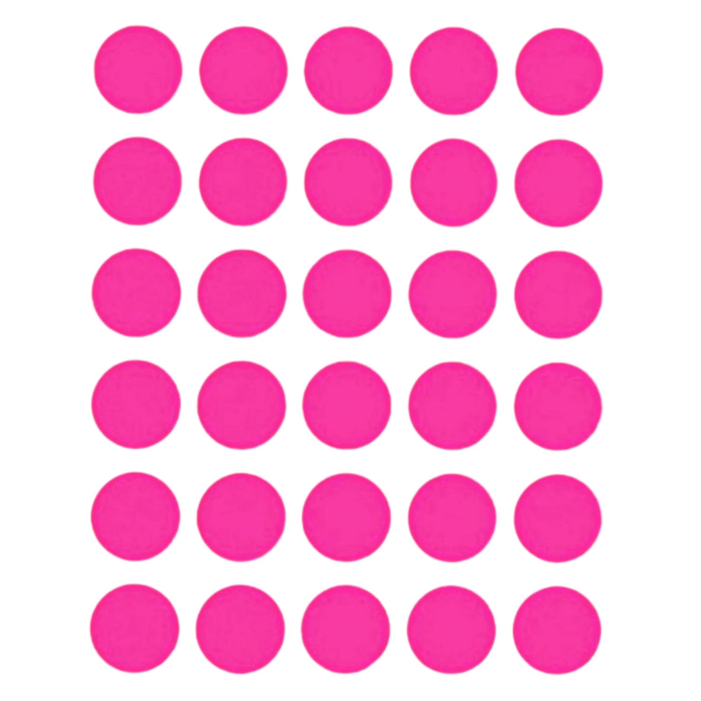 2cm Ronde Etiketten (30 Stuks) - Diverse kleuren