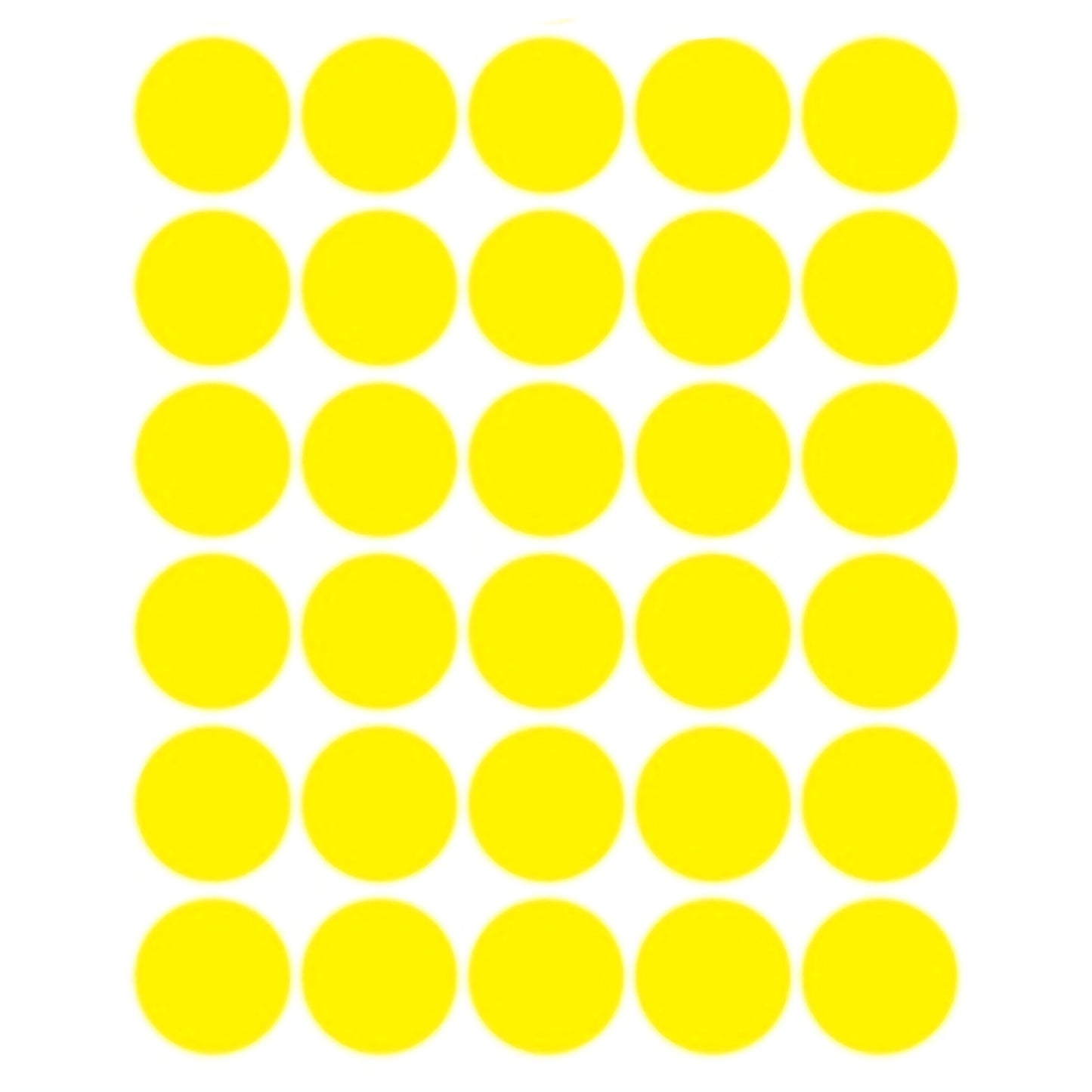 2cm Ronde Etiketten (30 Stuks) - Diverse kleuren