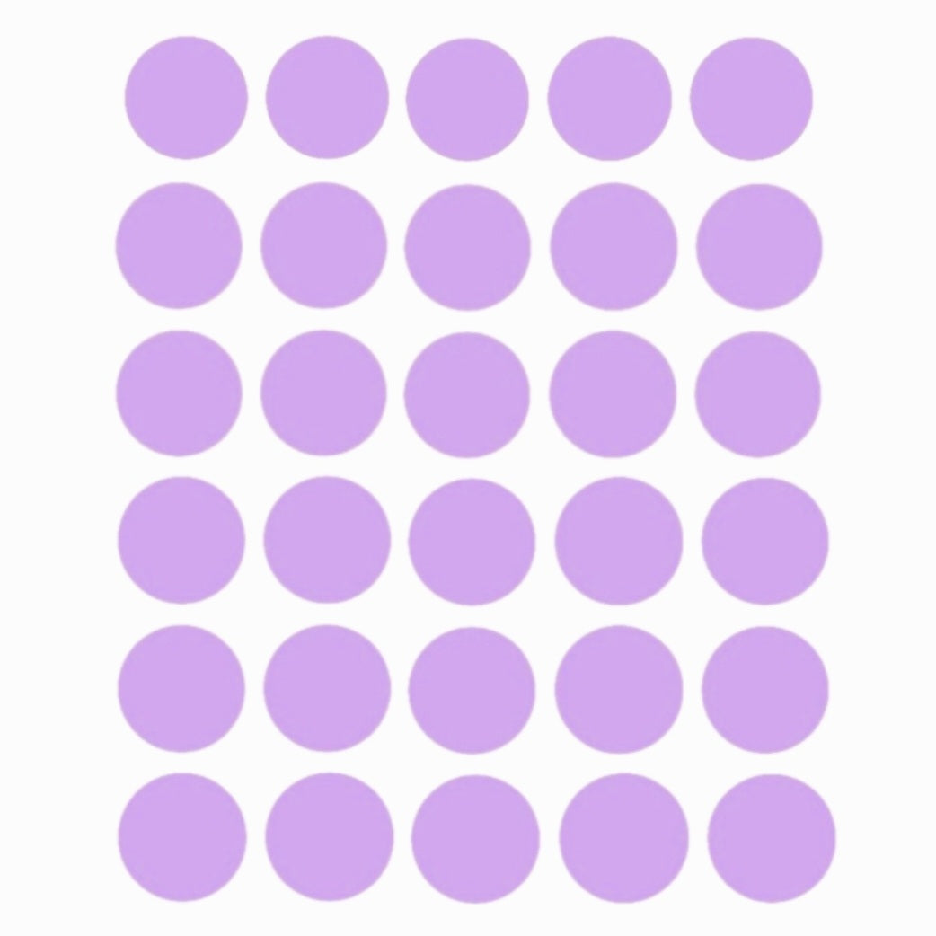 2cm Ronde Etiketten (30 Stuks) - Diverse kleuren