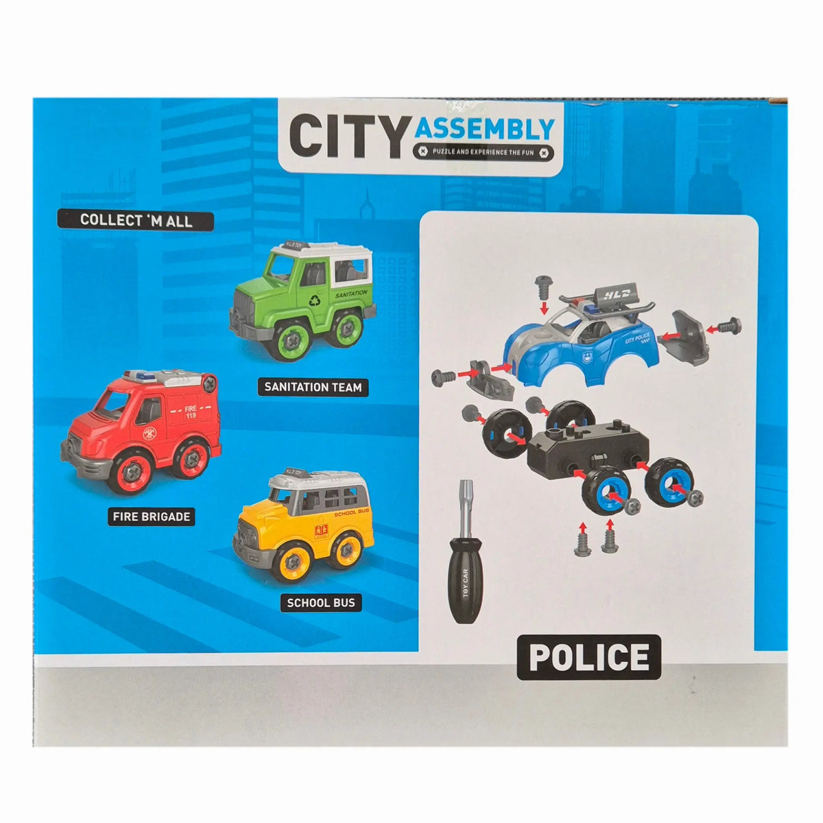Ruby Toys: City Politie assembling - Multiplaza
