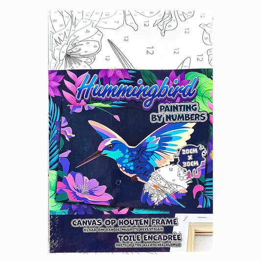 Canvas Schilderen op nummer: Kolibrie - 20x30