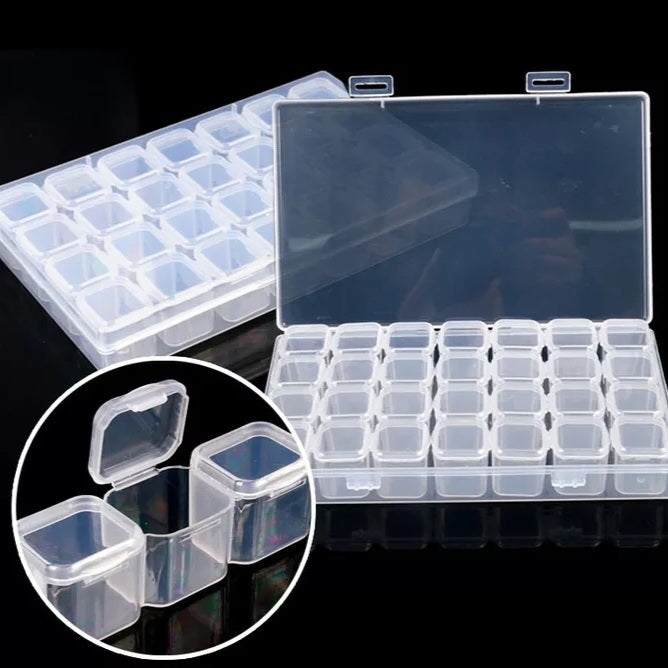 Sorteerdoos met 28 bakjes