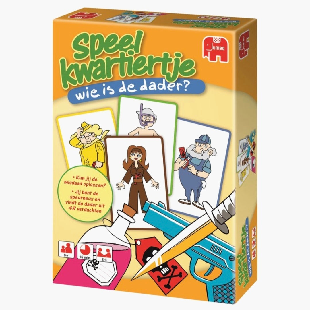 Jumbo: Speelkwartiertje - Wie is de Dader?