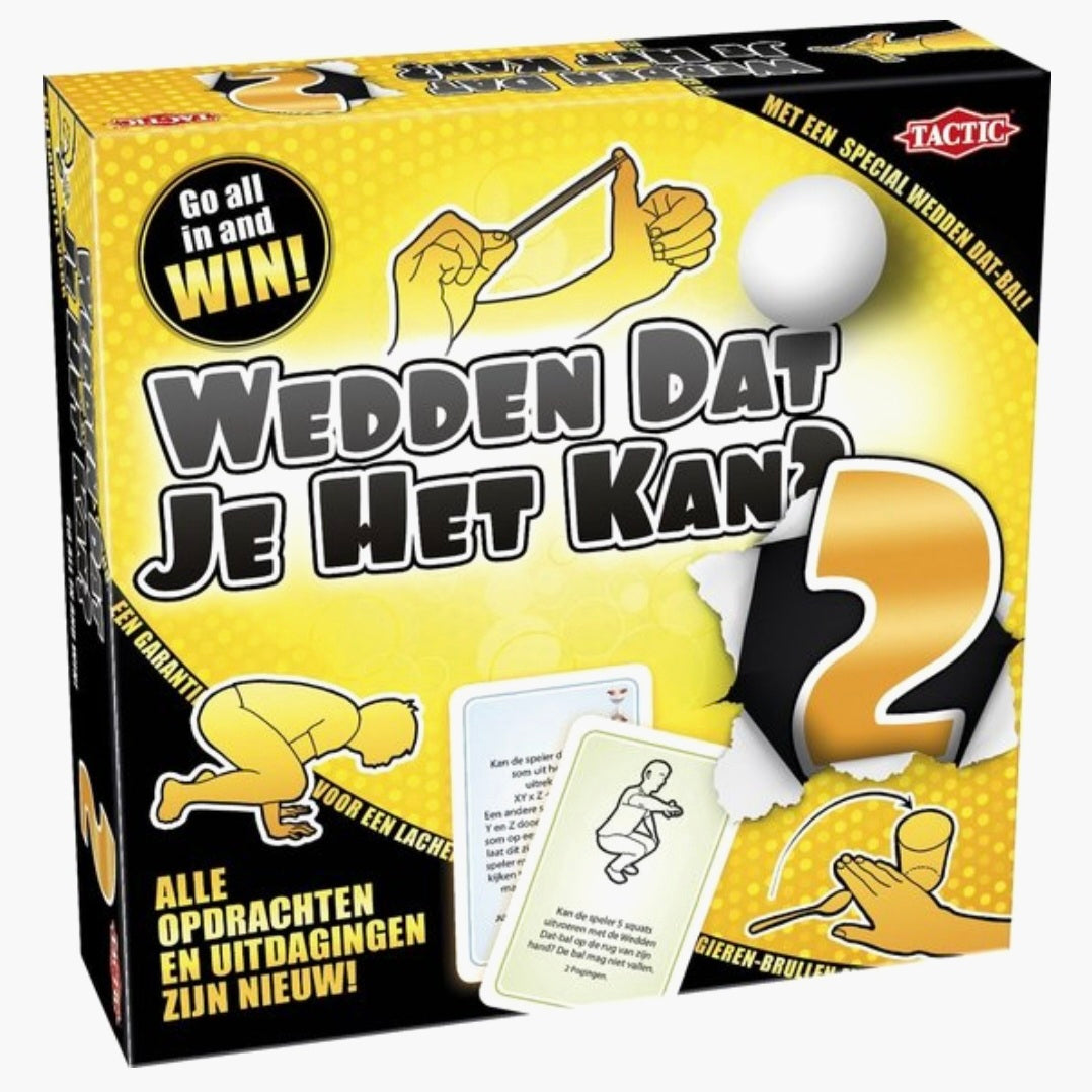 Wedden dat ik het kan?